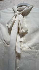 Peppermayo Short Sleeve Tie Neck Button Front Dress size 4 - Image 2