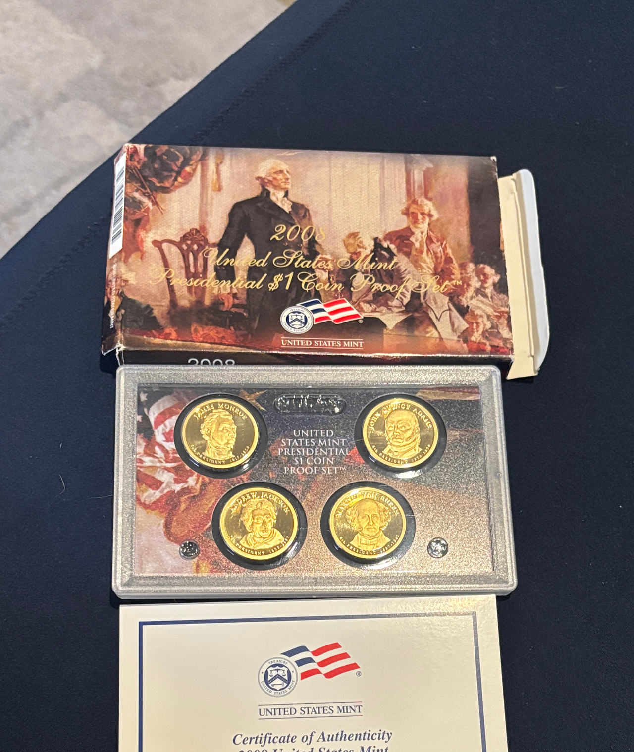 2008 United States Mint Presidential $1 Coin Proof Set