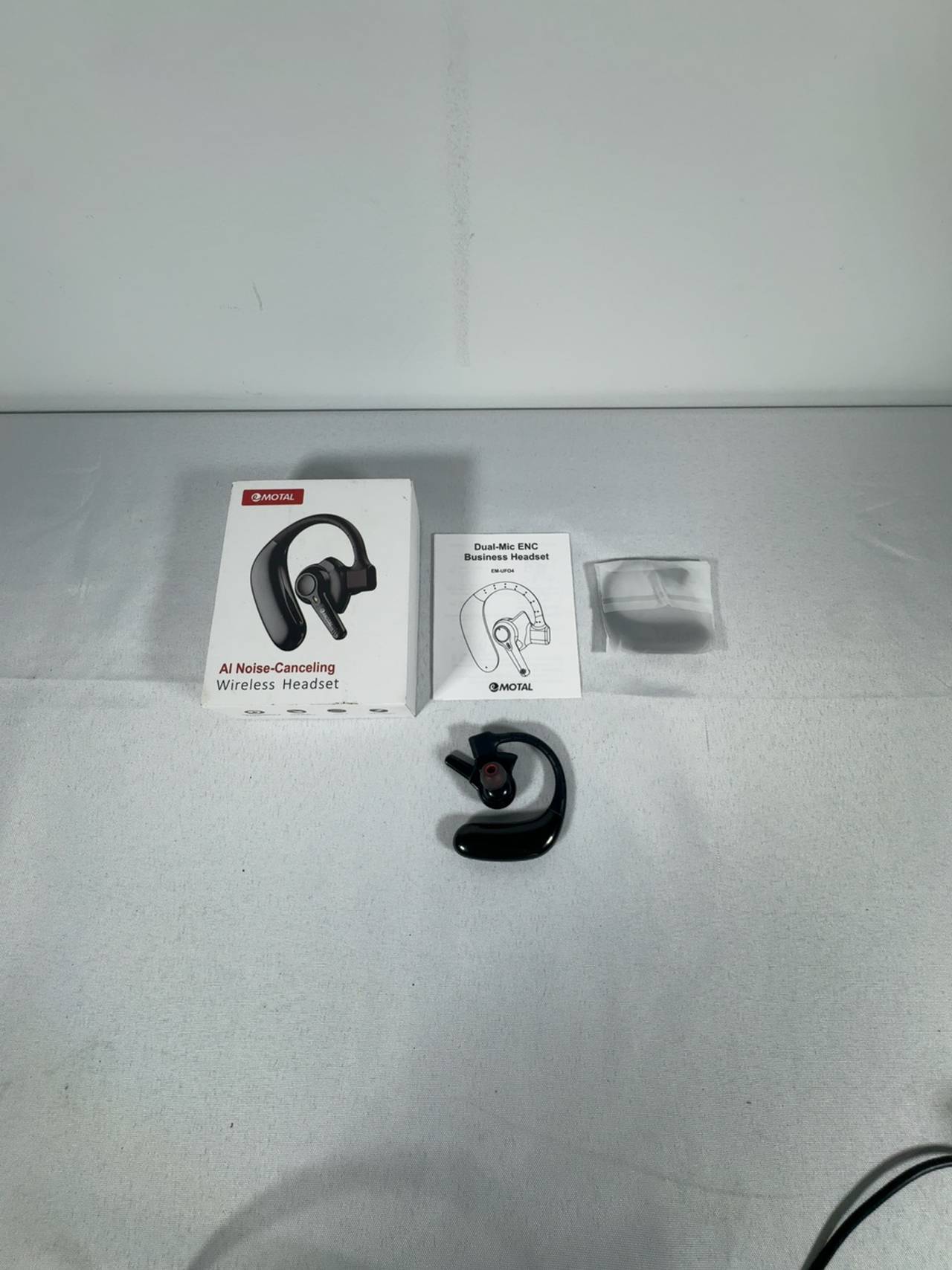 Emotal Dual-Mic AI Noise Cancelling Bluetooth Headset
