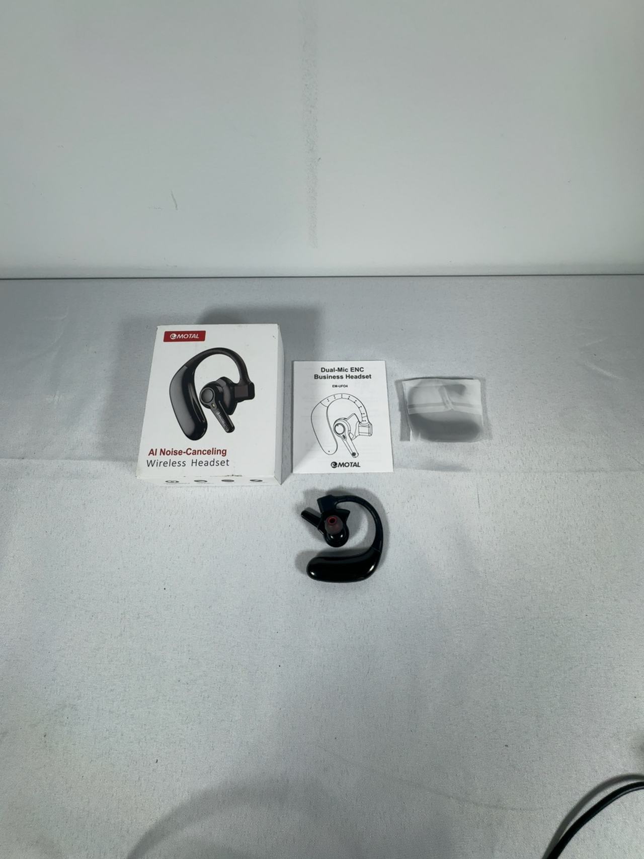 Emotal Dual-Mic AI Noise Cancelling Bluetooth Headset