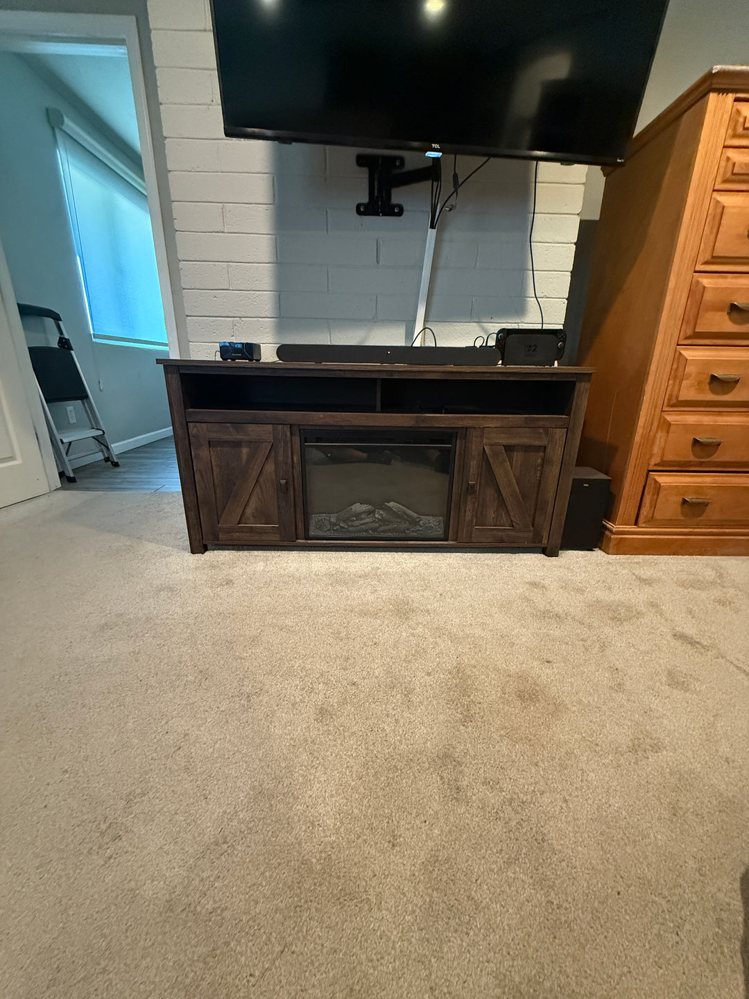 Electric Fireplace TV Stand