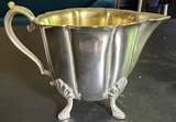 Vintage Silver Plated Footed Creamer - Image 4