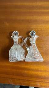 American Brilliant Cut Glass Cruet with Star Stopper - Image 1