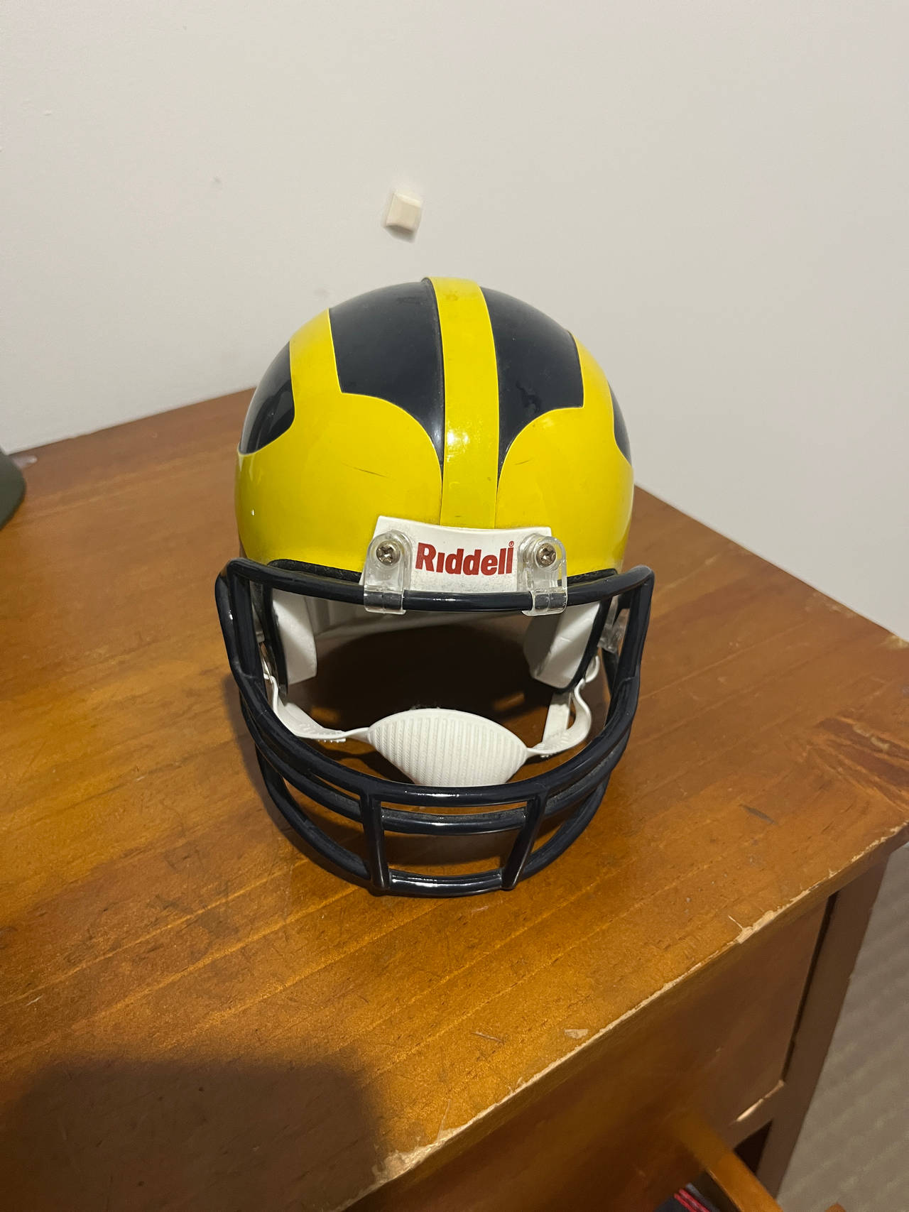 Mini Riddell Michigan Wolverines Football Helmet