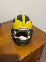 Mini Riddell Michigan Wolverines Football Helmet - Image 1