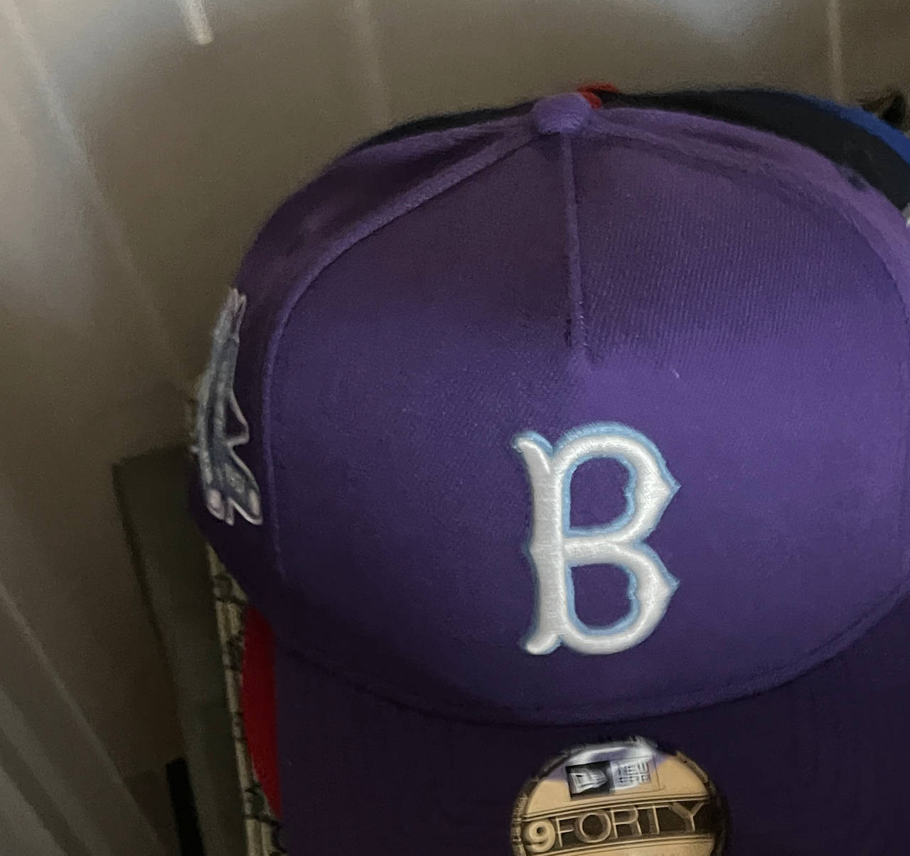 New Era 9FORTY Brooklyn Dodgers Purple Adjustable Hat