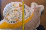 Embroidered Snail Shaped Throw Pillow - Image 6