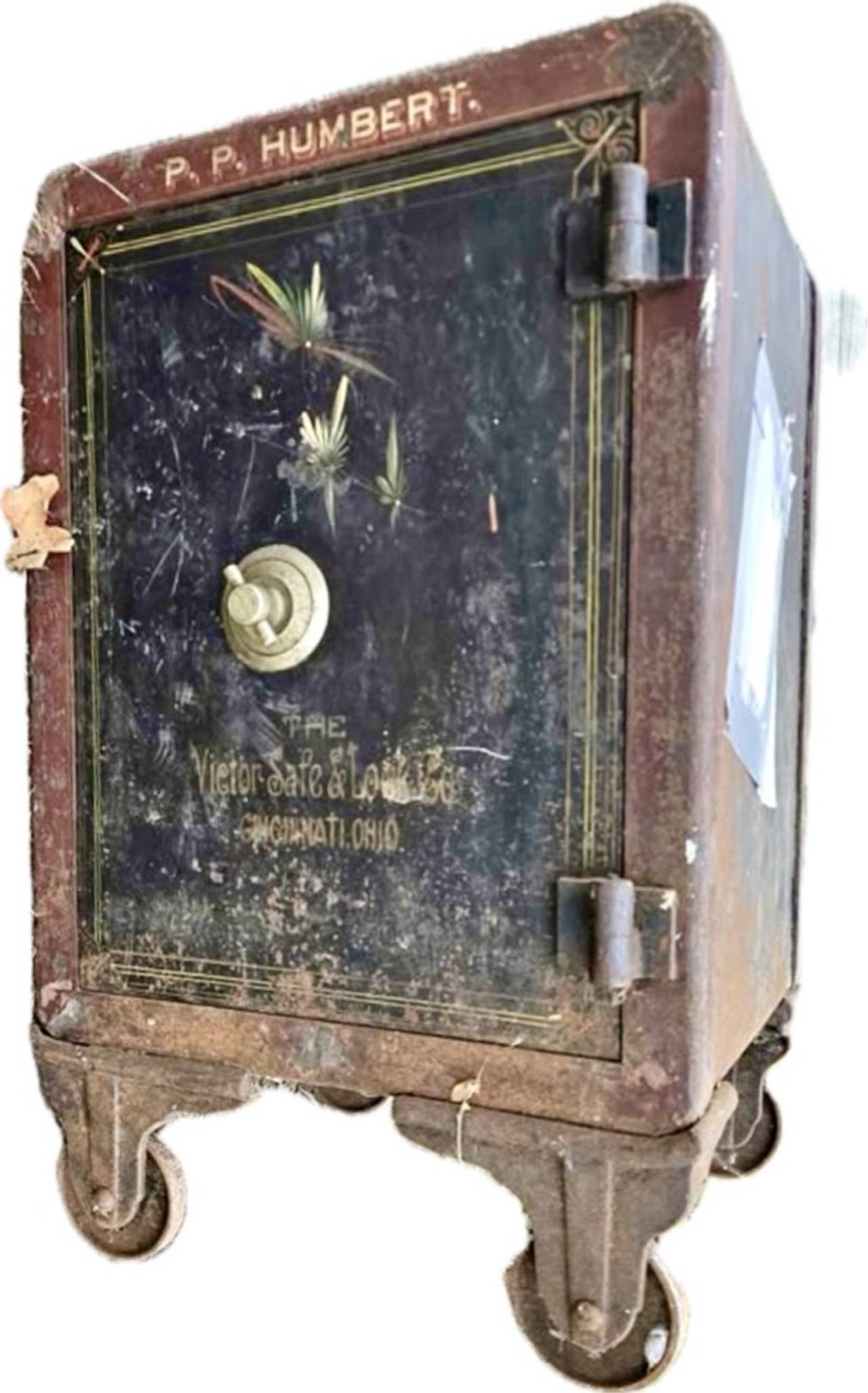 Victor Safe & Lock Co. Antique Floor Safe