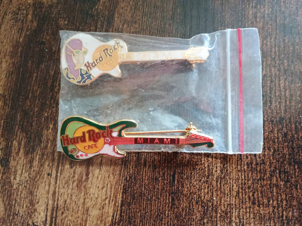 Hard Rock Cafe Miami Guitar Pins