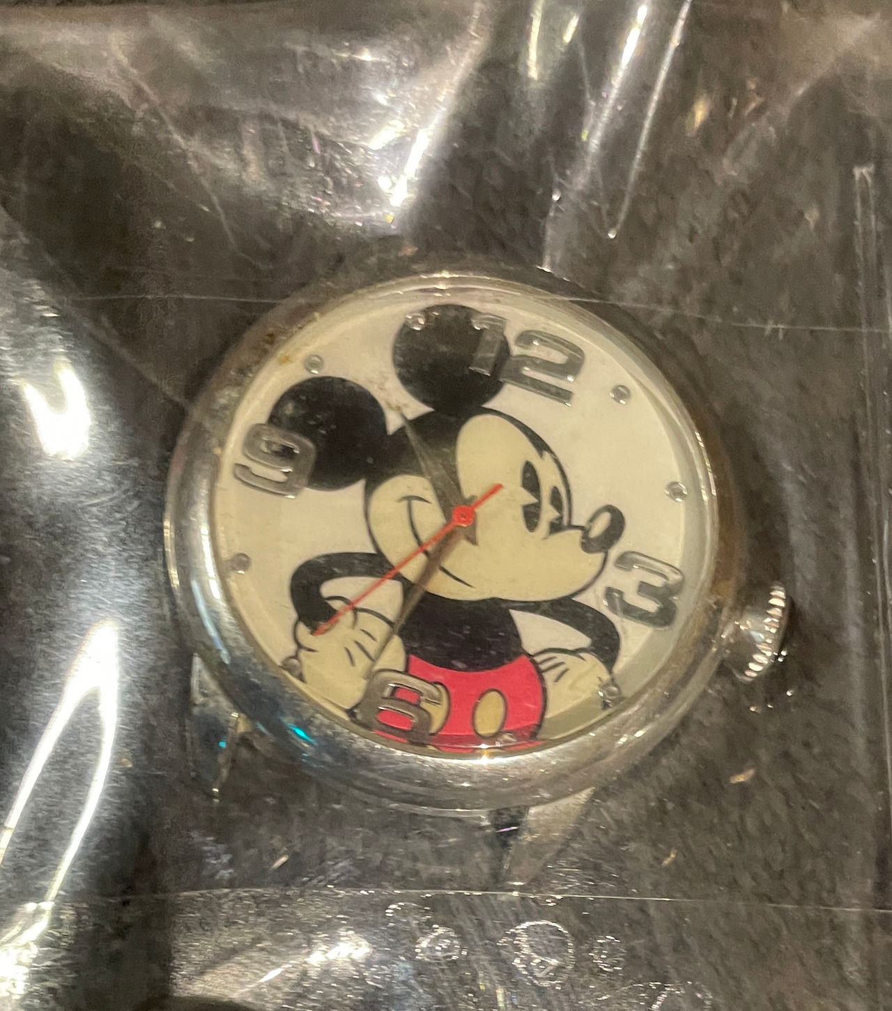 Vintage Ingersoll Mickey Mouse Watch Head