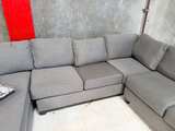 Gray Sectional Sofa with Chaise Lounger - Image 2