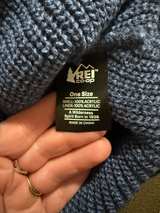 REI watch cap gray blue - New with tags - Image 2