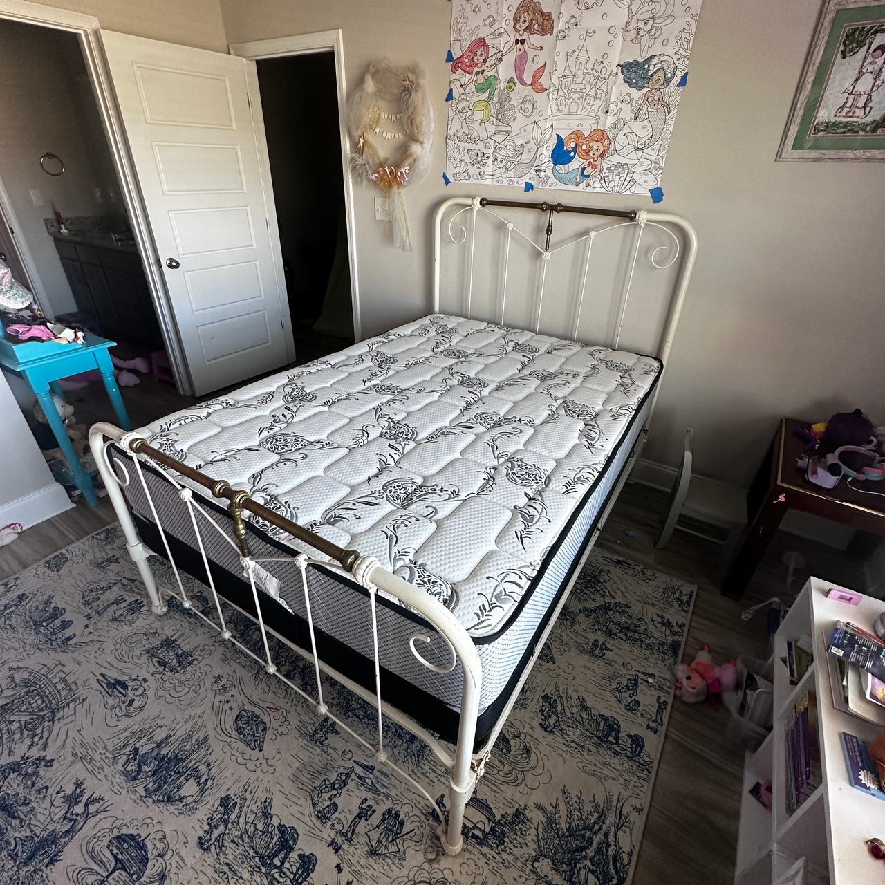 Victorian Style Metal Bed Frame