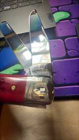 Case XX Dark Red Bone Trapper Pocket Knife - Image 4