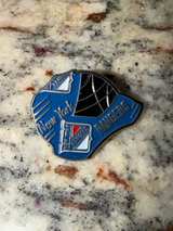 New York Rangers Goalie Mask Enamel Pin - Image 2