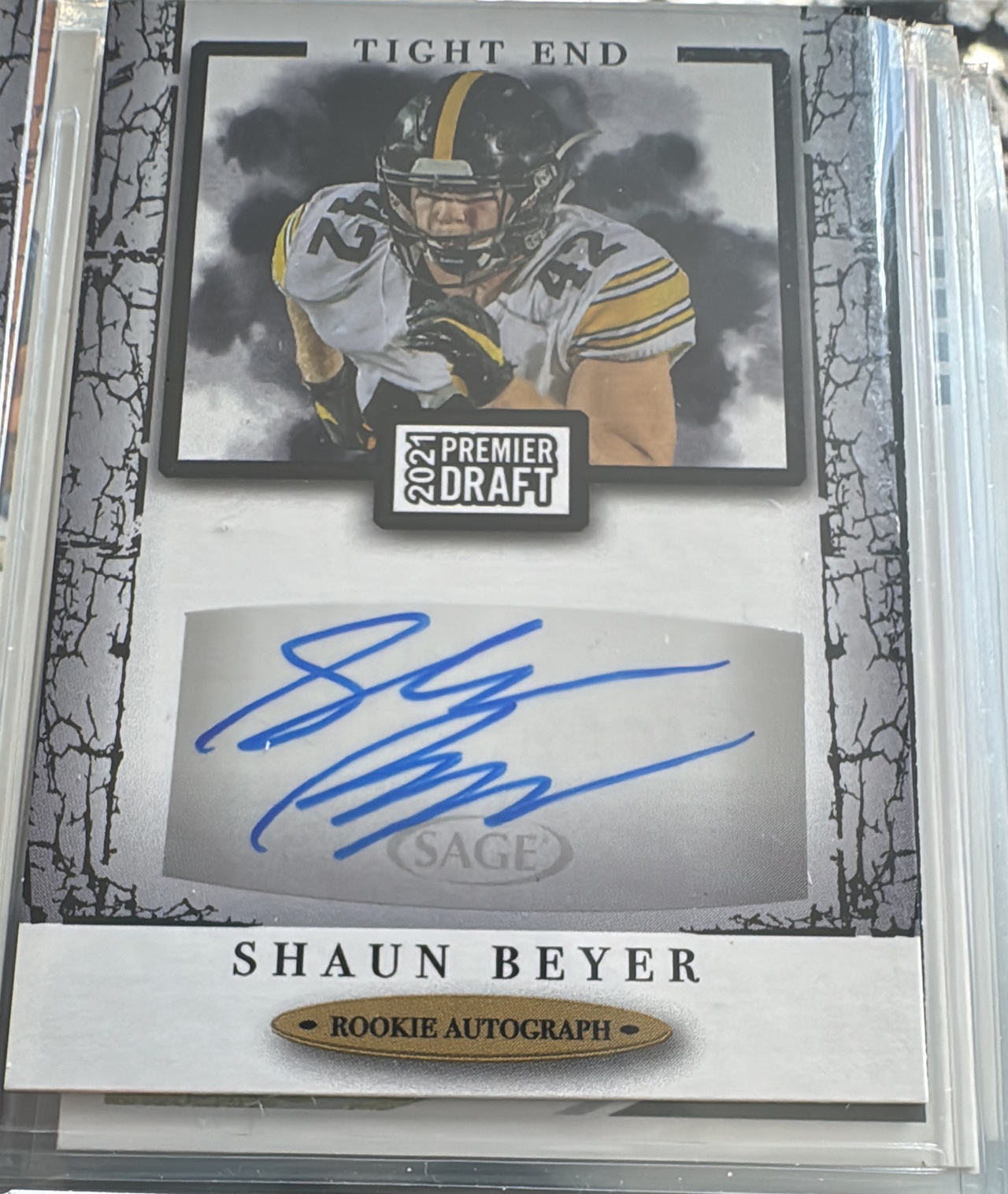 2021 SAGE Hit Premier Draft Shaun Beyer Rookie Autograph