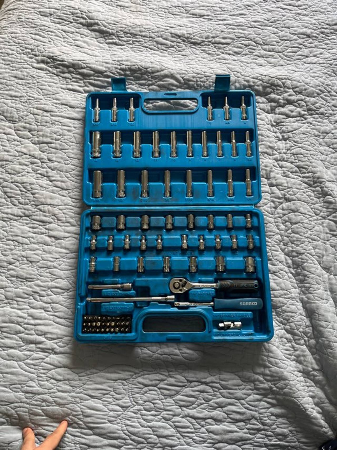 SORAKO 1/4-Inch Drive Socket Set 63-Piece