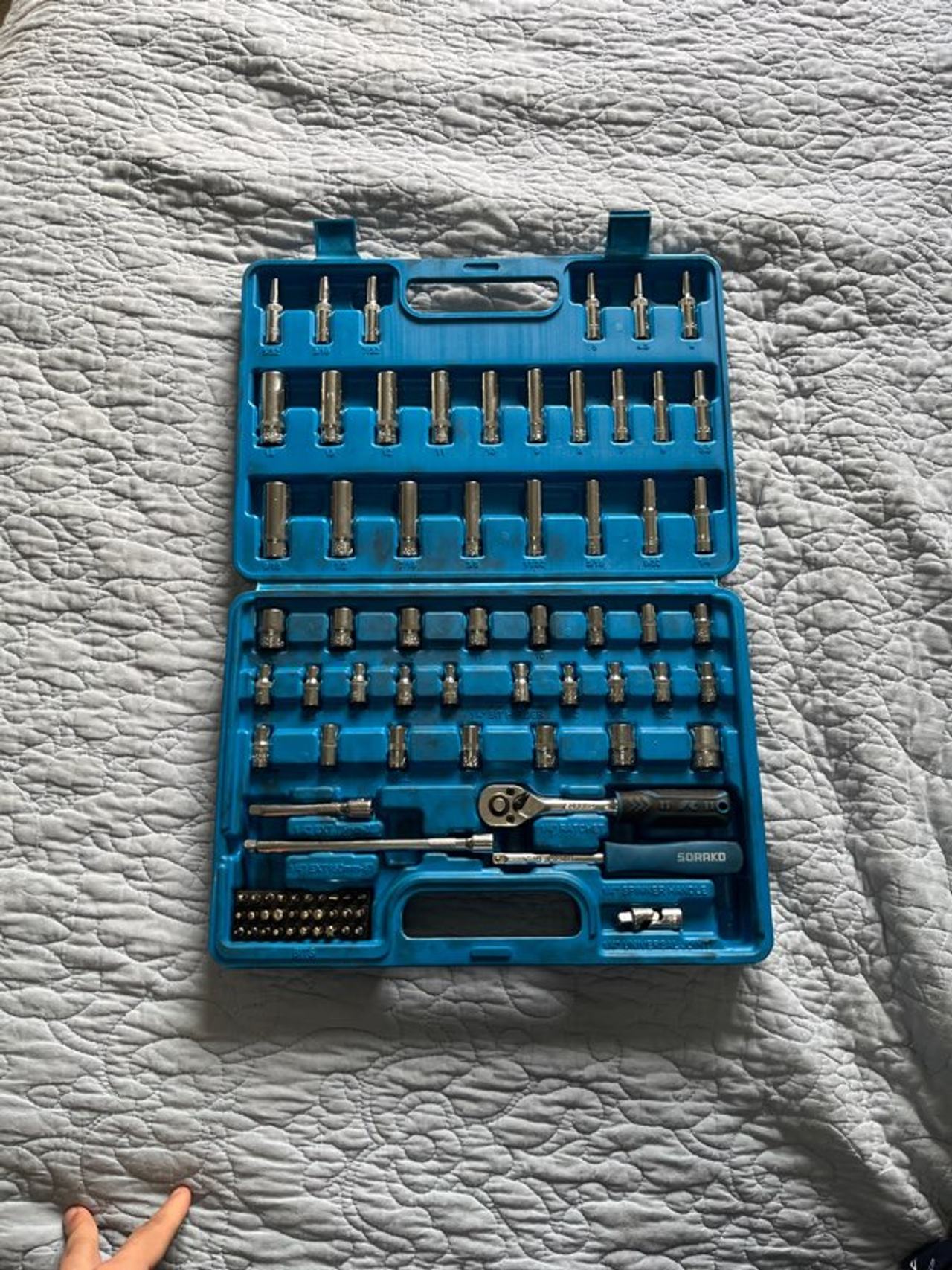 SORAKO 1/4-Inch Drive Socket Set 63-Piece