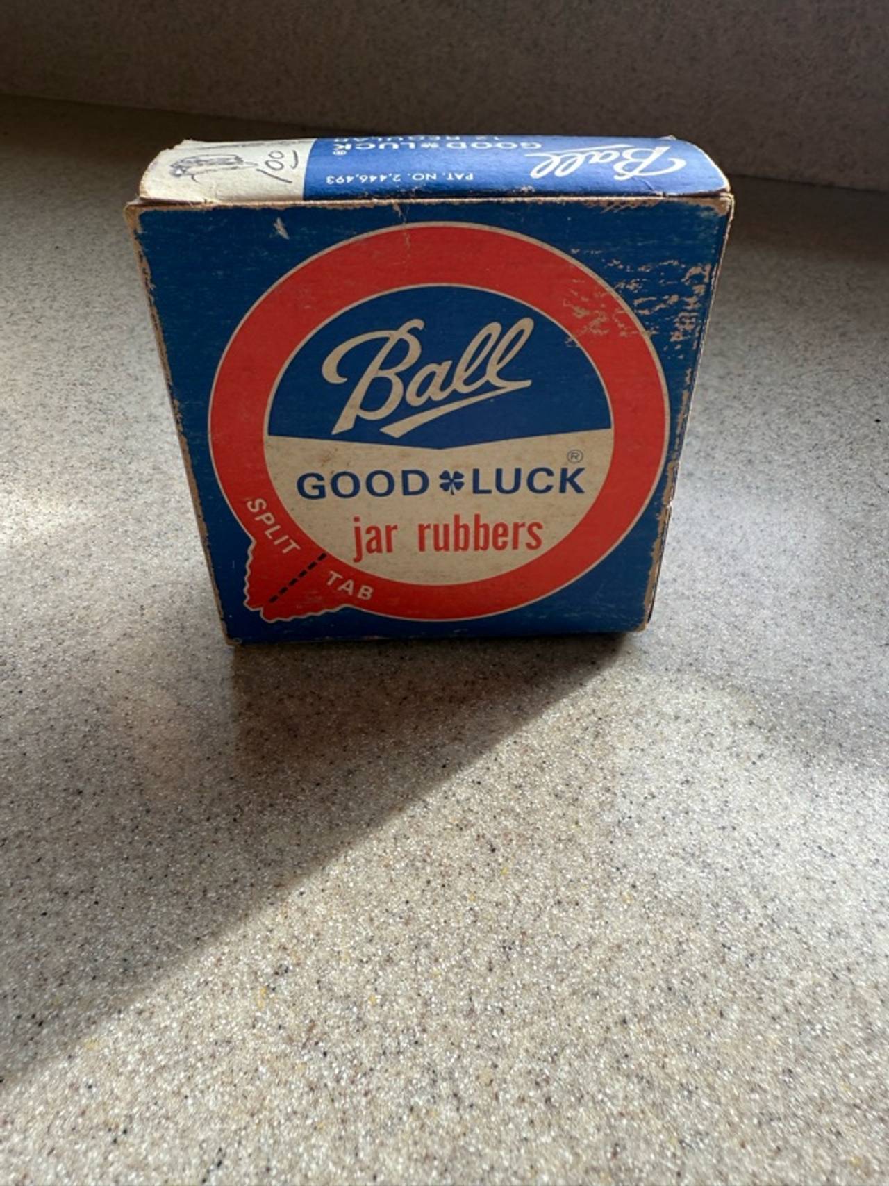 Ball Good Luck Jar Rubbers Split Tab