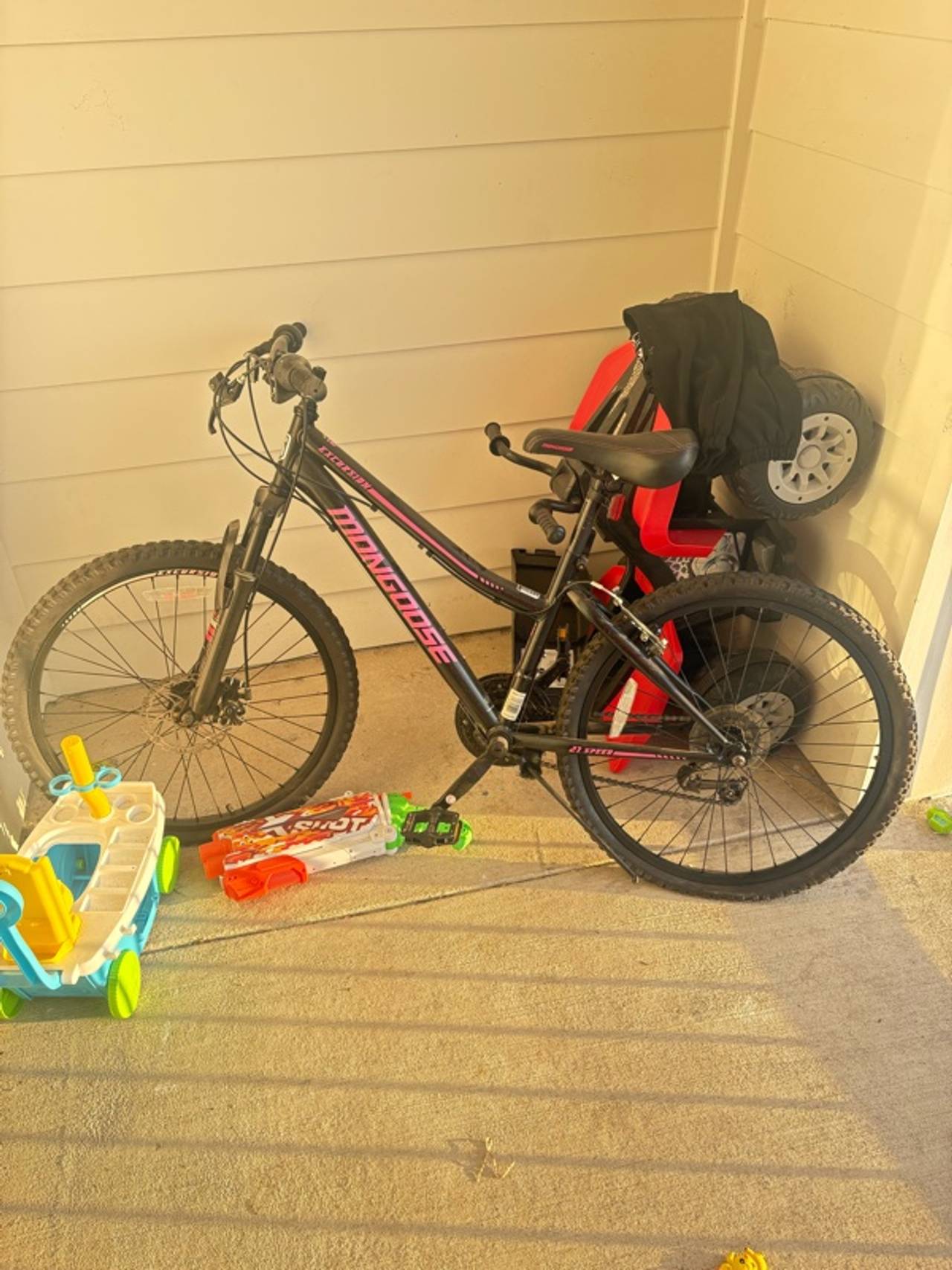 Mongoose Excursion 24-inch Black Mountain Bike