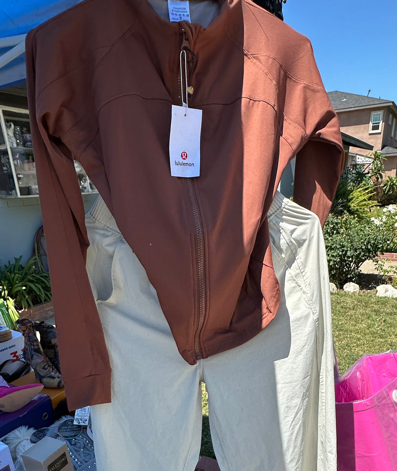 Lululemon Hooded Define Jacket Nulu Roasted Brown