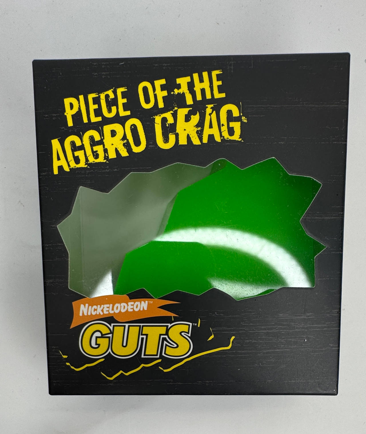 NEW Nickelodeon GUTS Piece of the Aggro Crag Replica Trophy Nick Box
