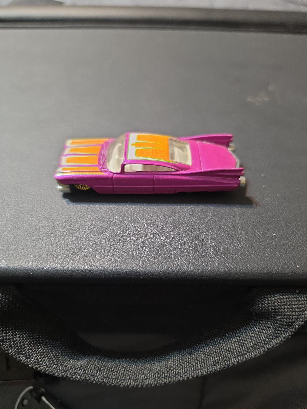 Hot Wheels '59 Cadillac Purple with Orange Scallops