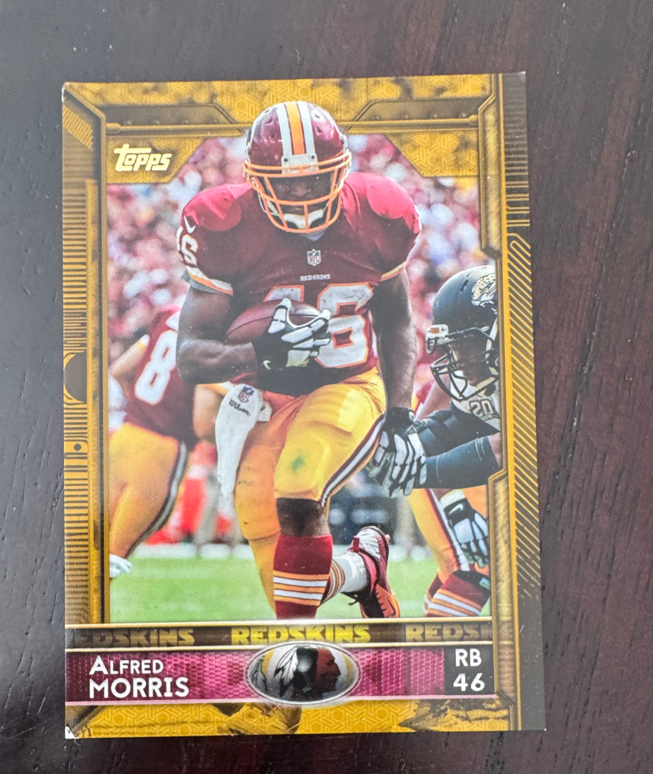 2013 Topps Alfred Morris Gold Border Football Card #460