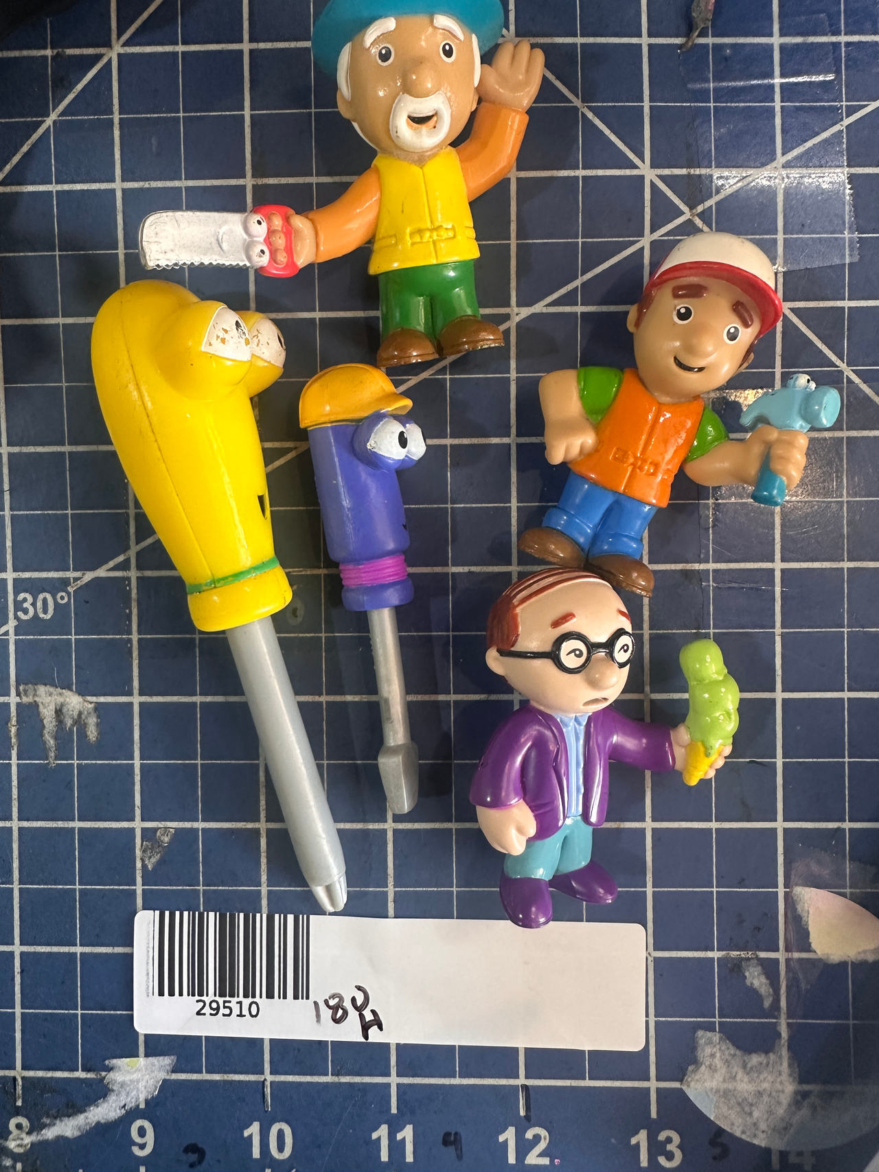 Handy Mannty vtg figure bundle 5 pcs 180H 29510