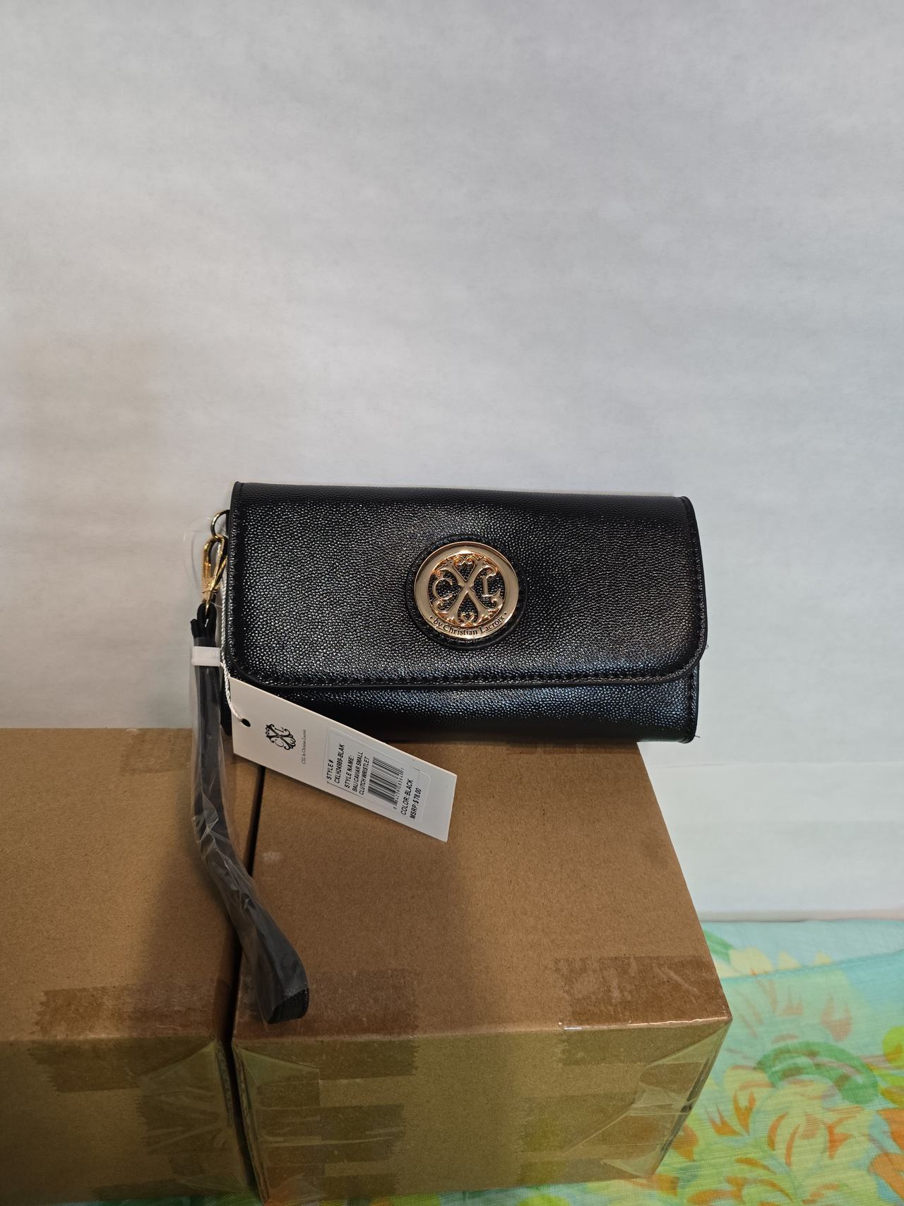 Christian Lacroix Ballon Frame Clutch Wallet