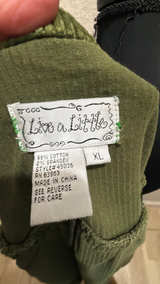 Live a Little Forest Green Corduroy Jacket - Image 2
