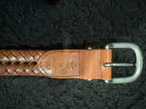 Coach Men's Braided Leather Belt 5022 - Image 2