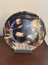 Norman Rockwell "The Veteran" Collector Plate - Image 1