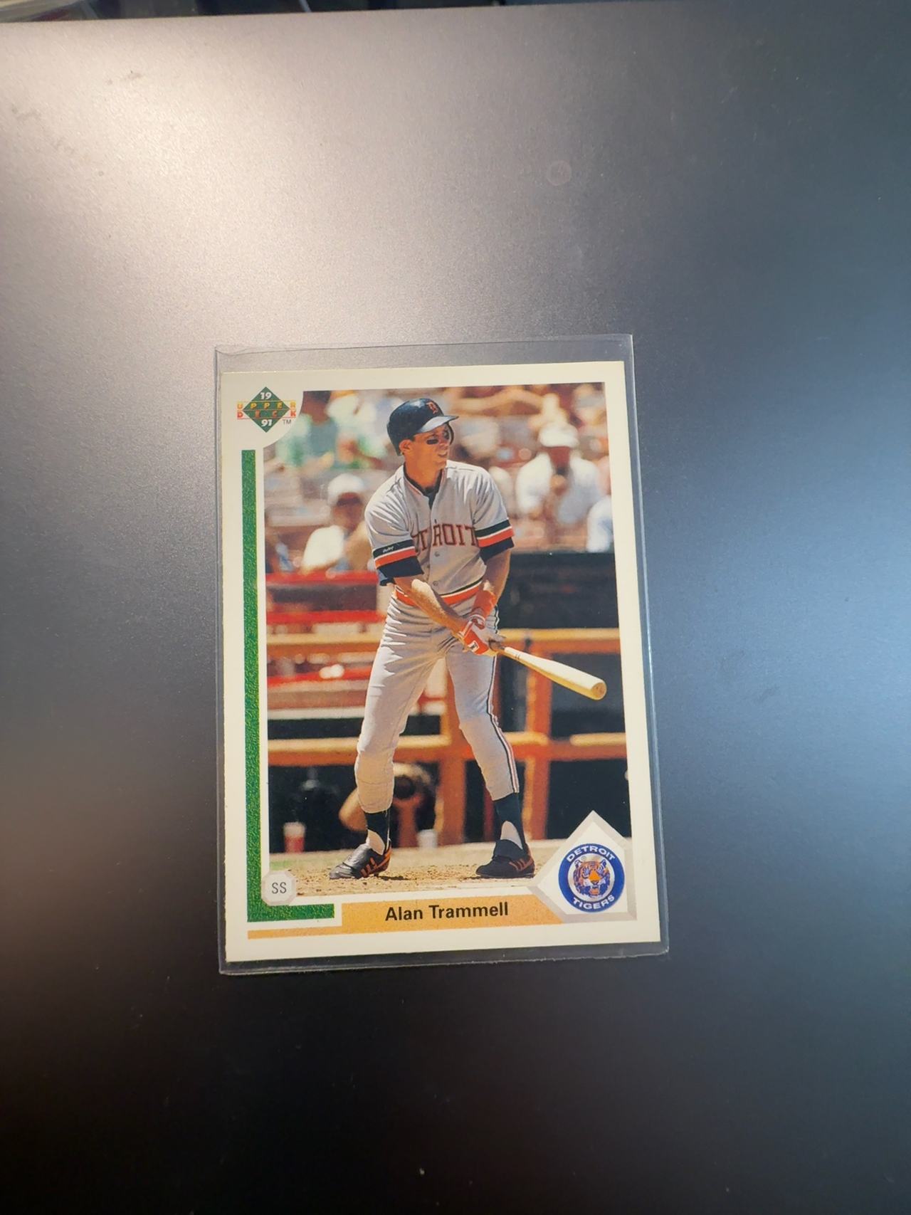 Upper Deck 1991 Alan Trammell Detroit Tigers #223 Baseball Card