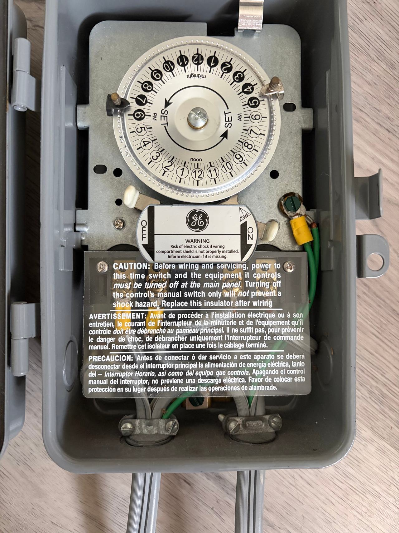 GE 15164 24-Hour Mechanical Time Switch