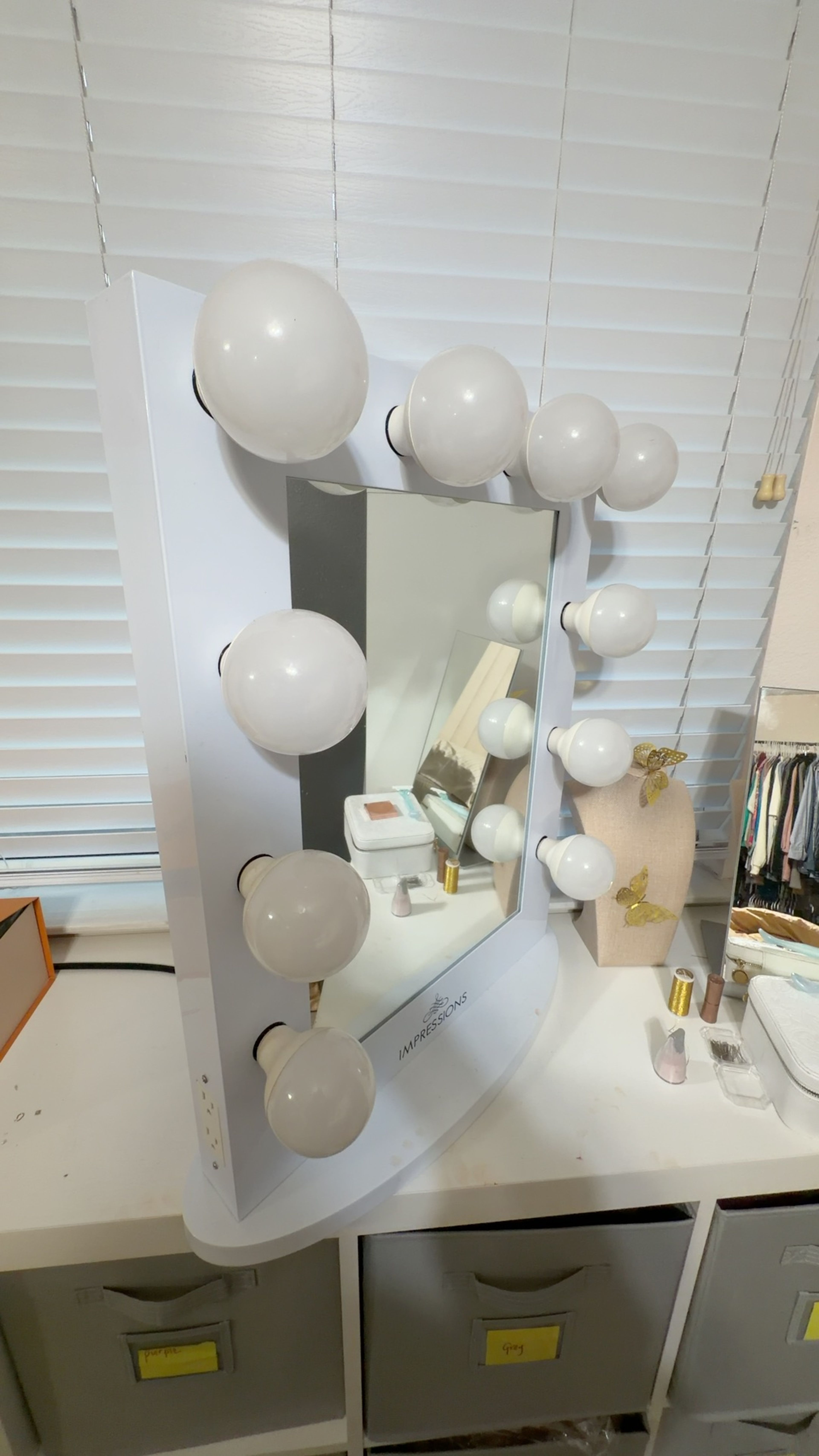 Impressions Vanity Hollywood Glow XL Vanity Mirror