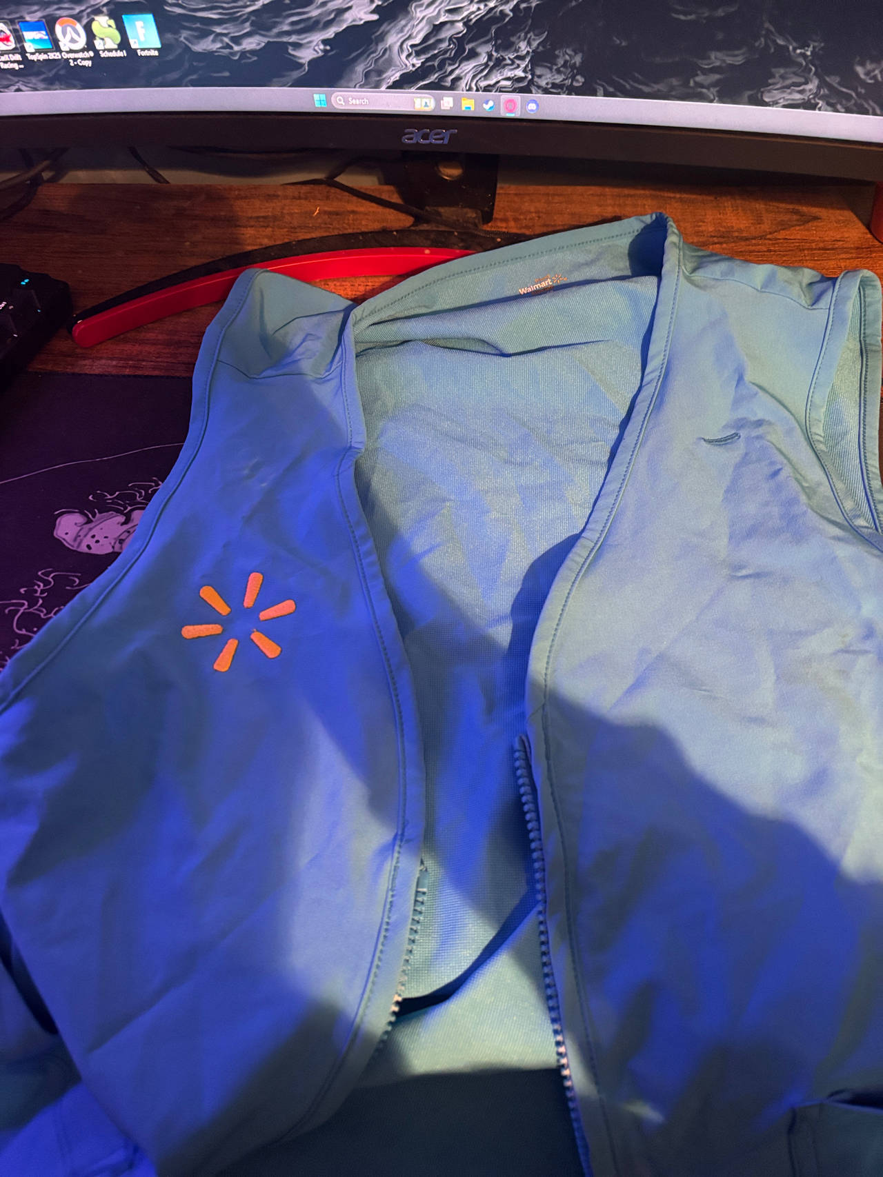 Walmart Employee Uniform Vest size small