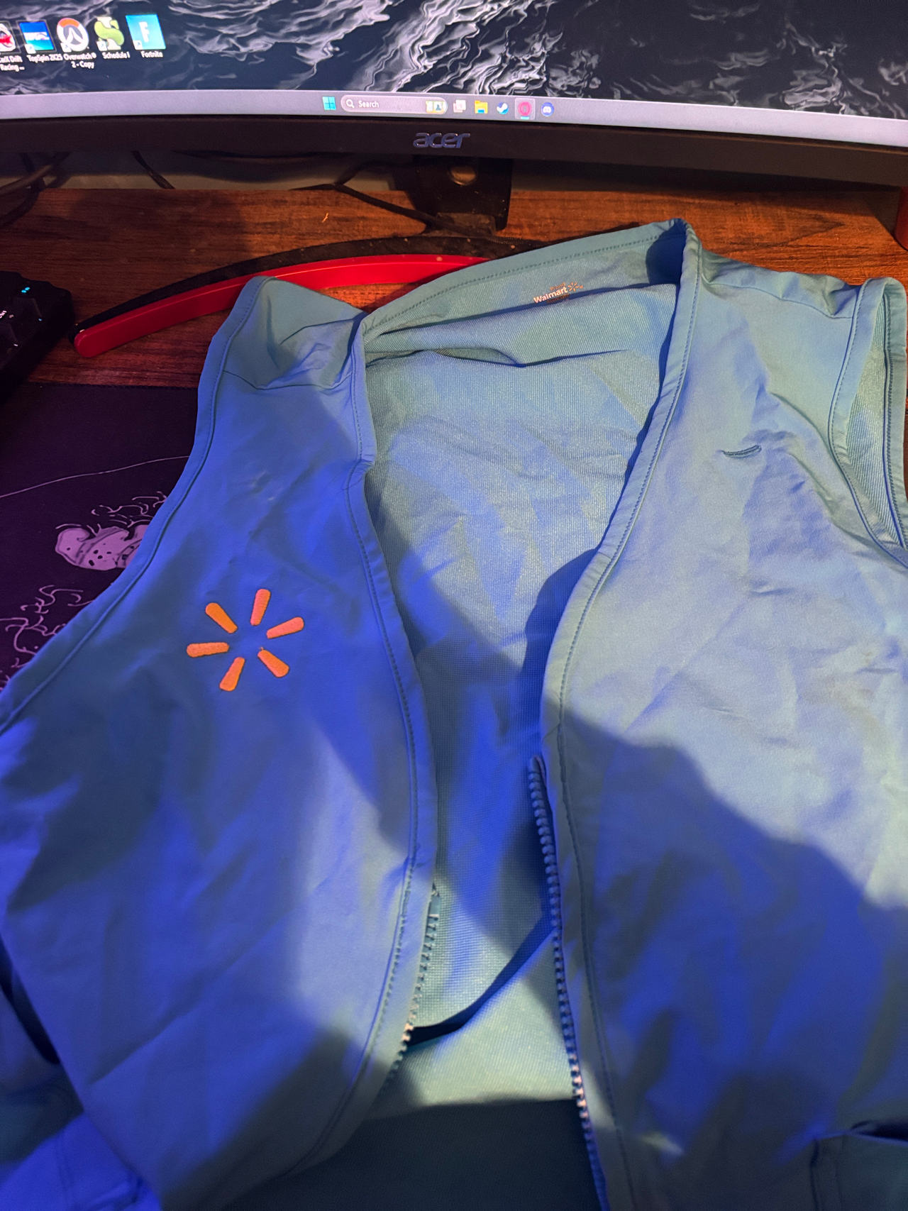 Walmart Employee Uniform Vest size small