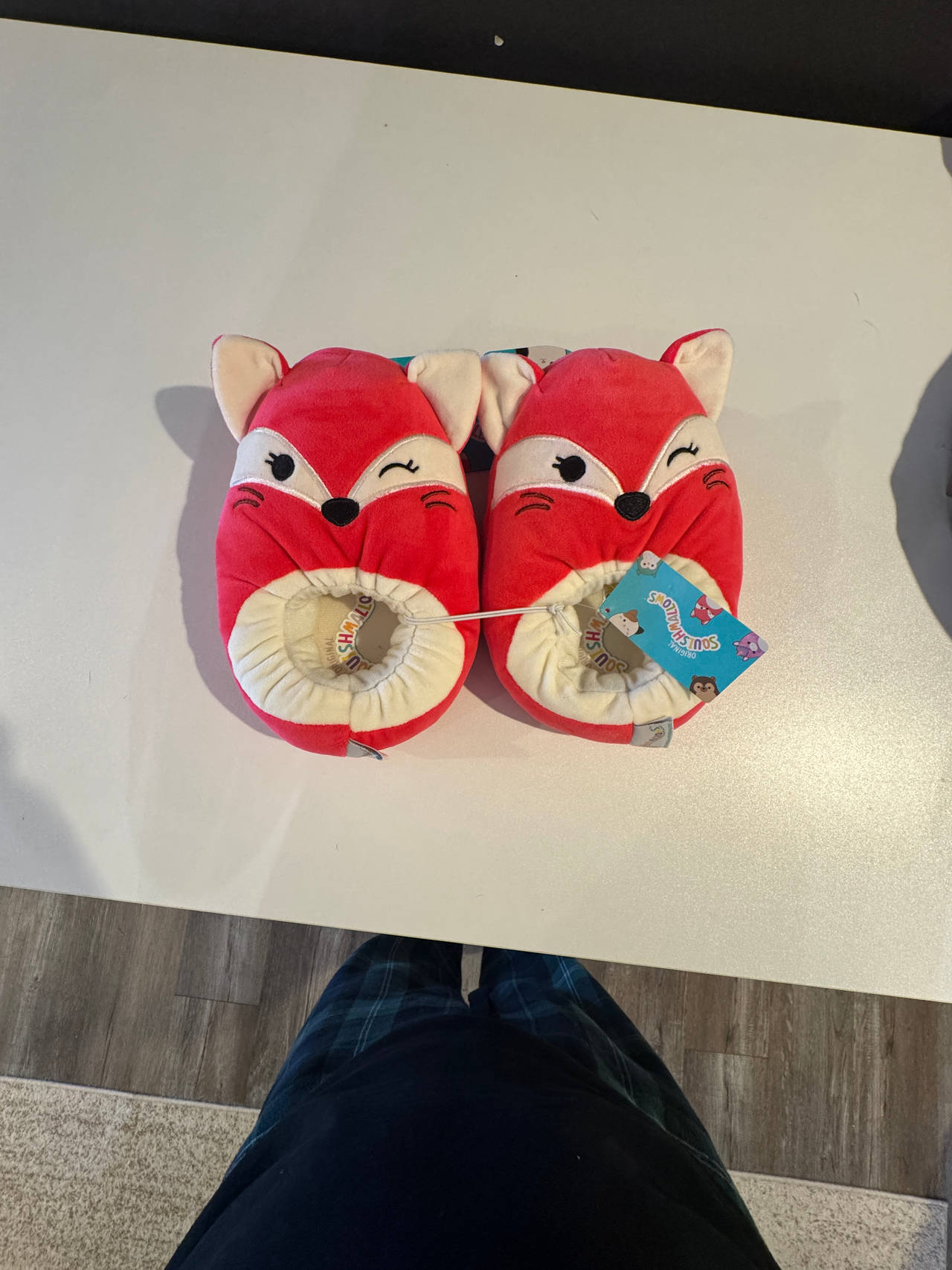 Squishmallows Fifi the Fox Plush Slippers