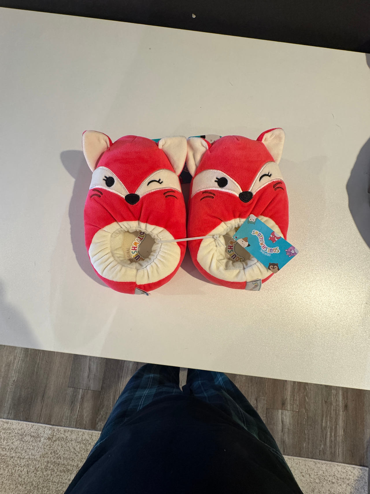 Squishmallows Fifi the Fox Plush Slippers