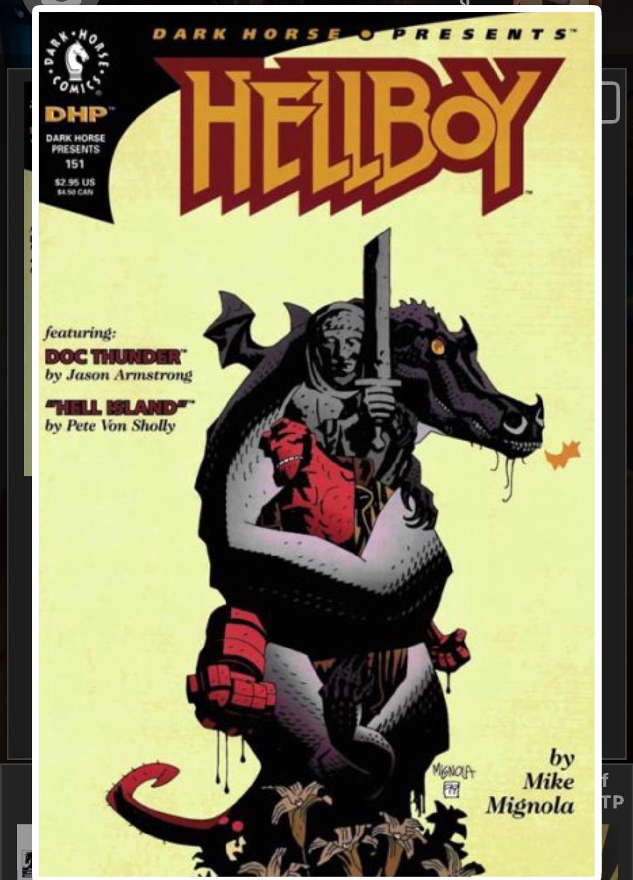 Dark Horse Presents #151 (Hellboy Cover)