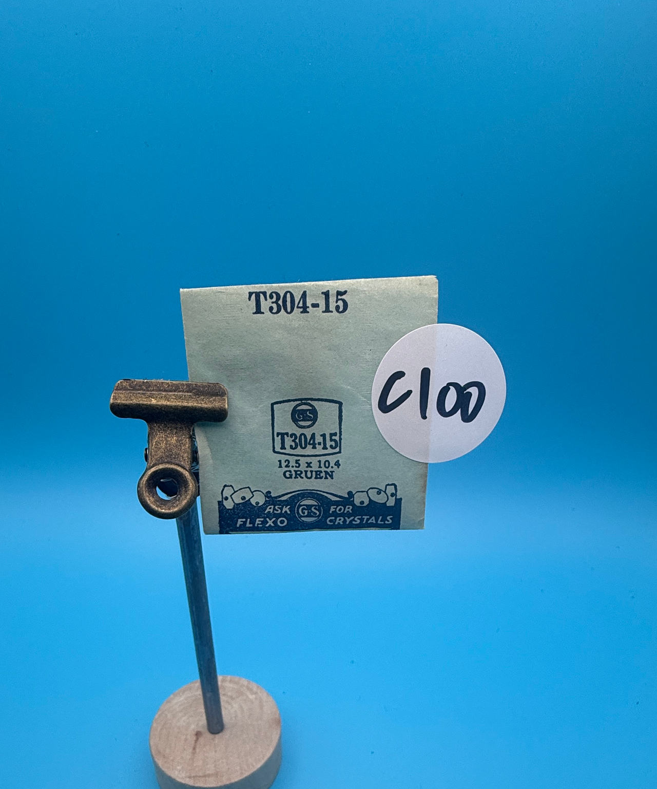 G-S Flexo Watch Crystal T304-15 for Gruen