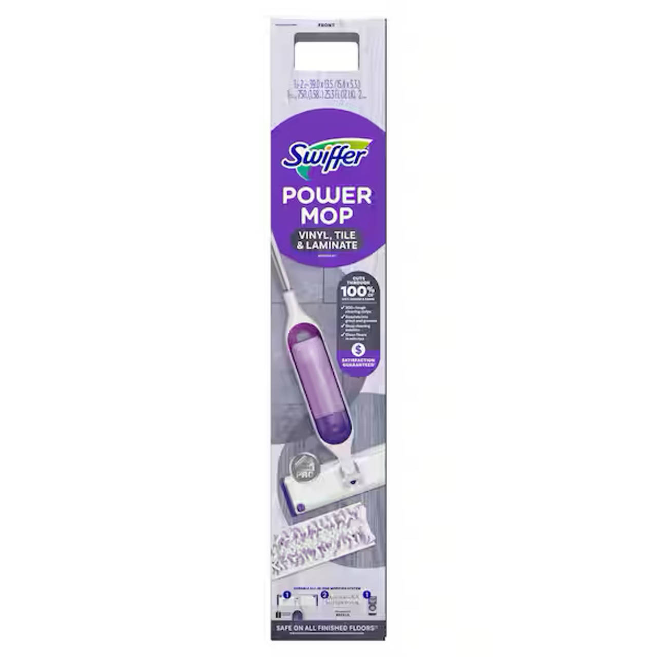 Swiffer PowerMop Multi-Surface Mop Kit for Vinyl, Tile & Laminate