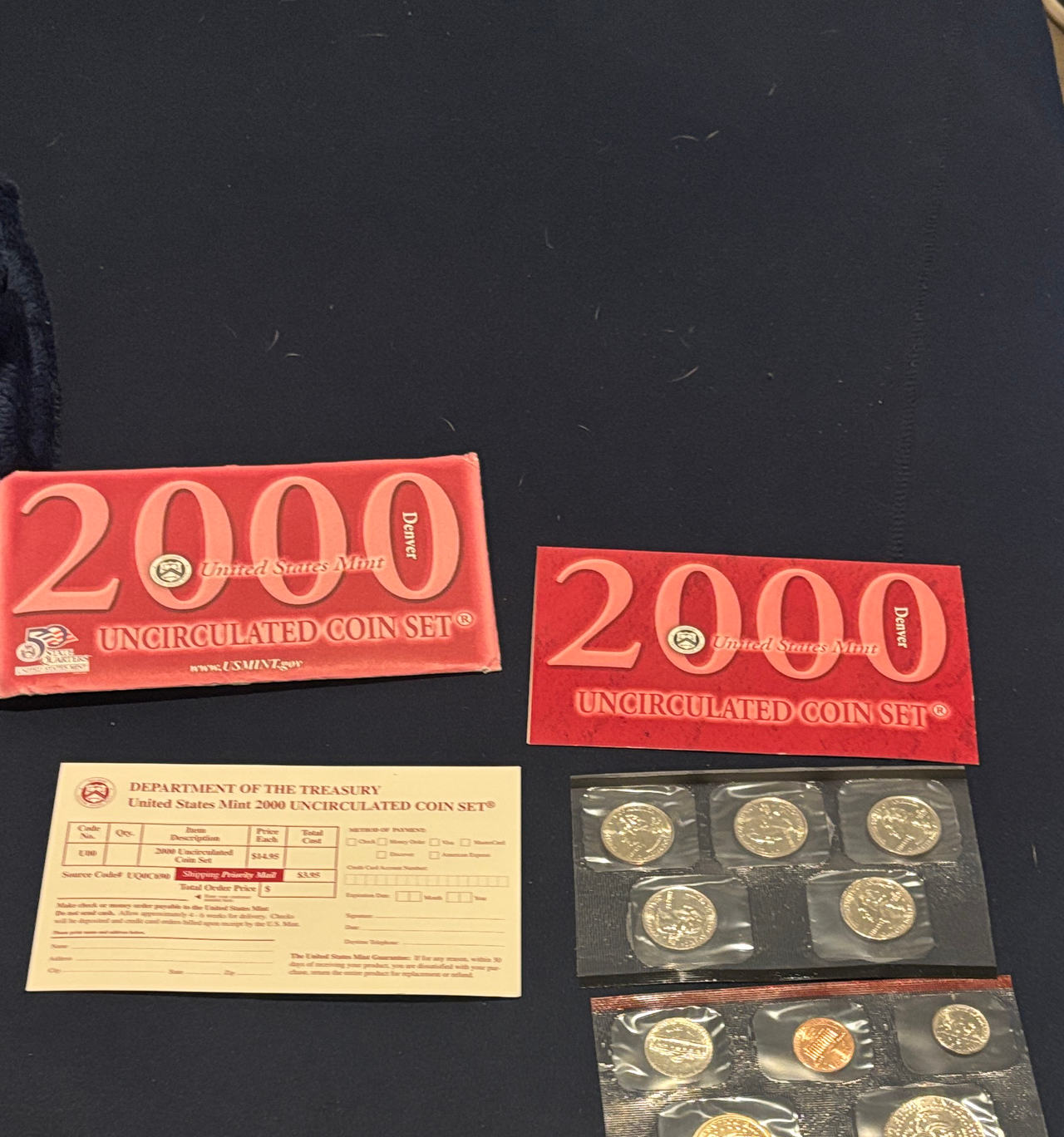 2000 United States Mint Uncirculated Coin Set (Denver)
