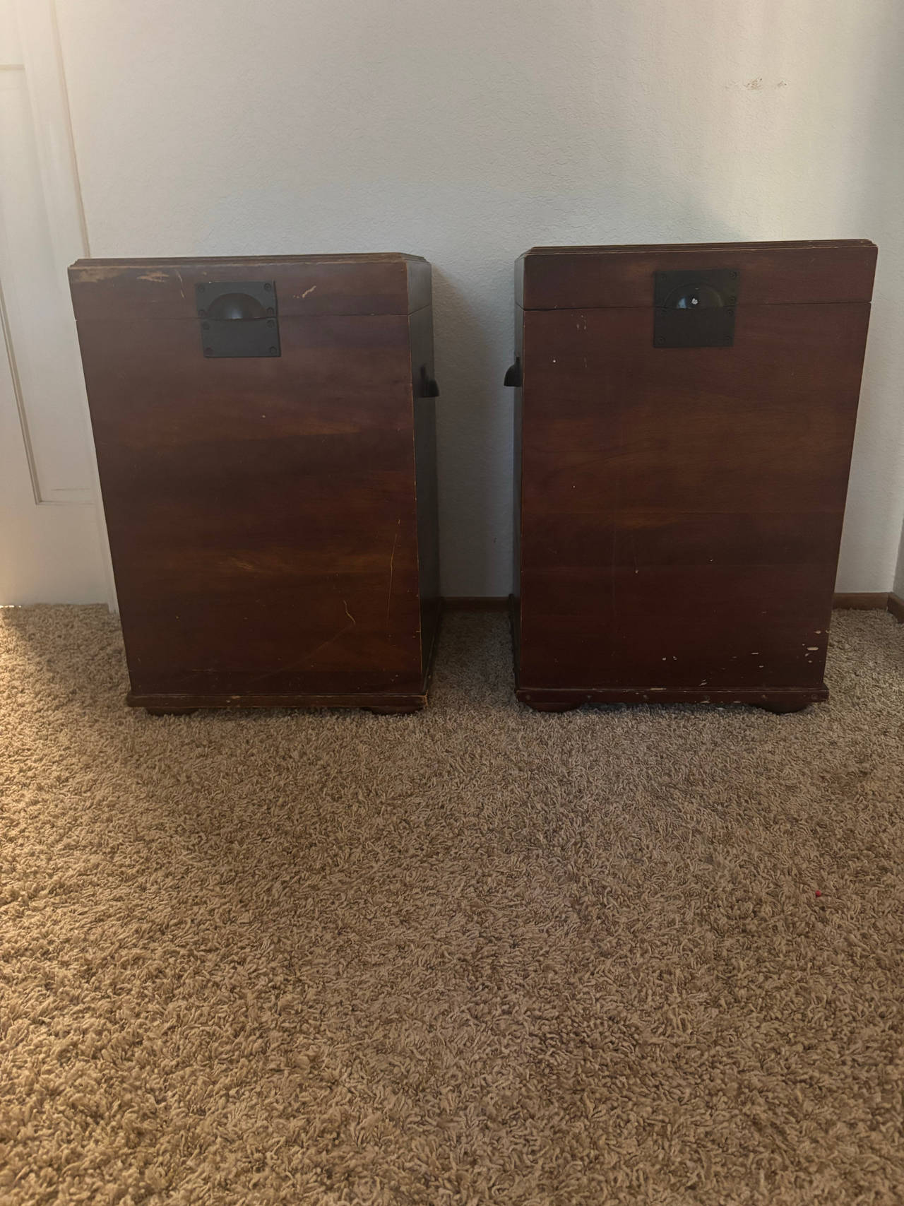 Wooden Storage Trunks - Set of 2