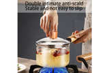 High Boron Glass Single Handle Soup Pot - Image 4