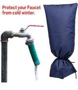BLACK Homsky Outdoor Faucet Cover Pipe Insulation Sock - Image 3