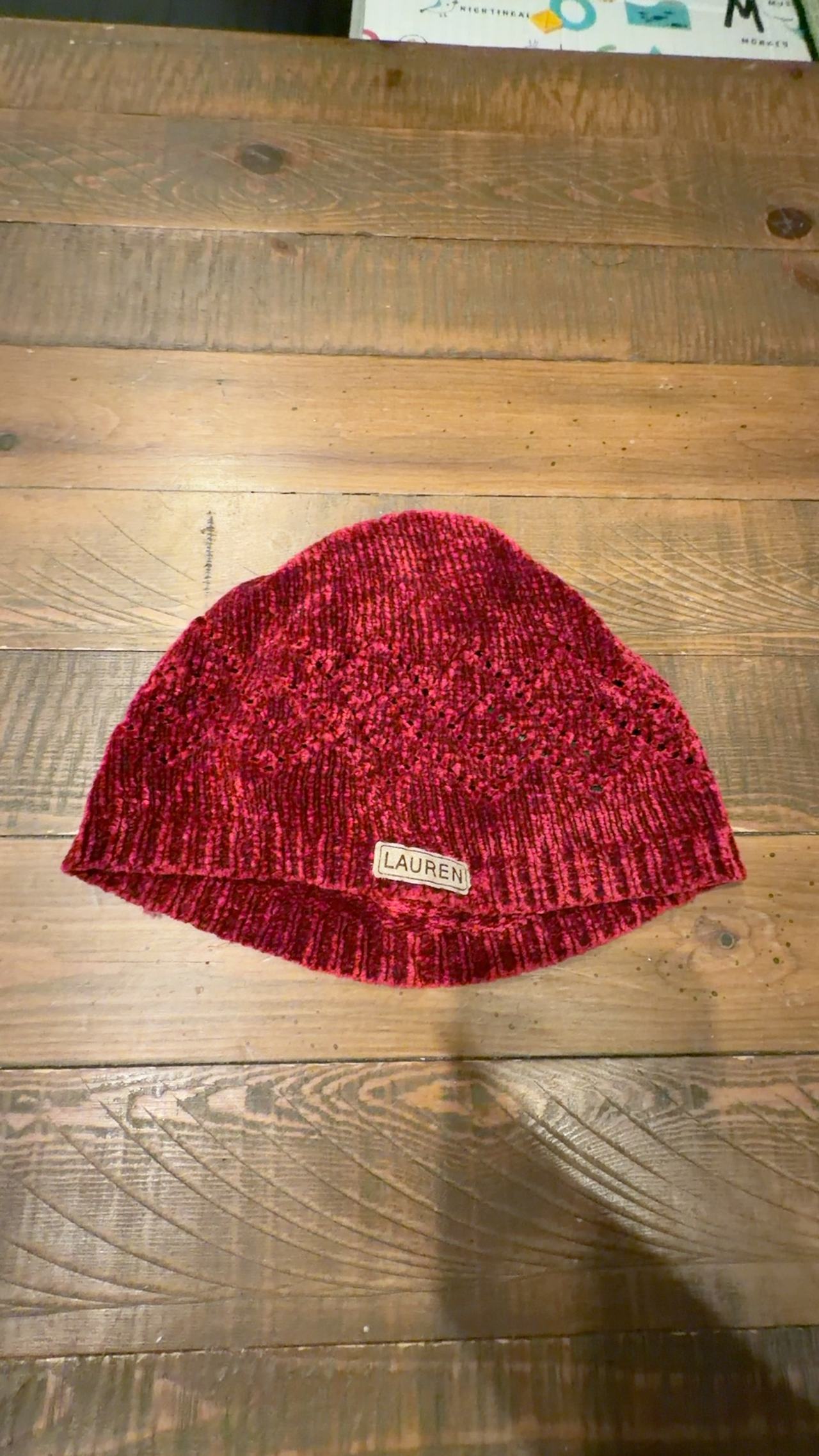 Ralph Lauren Burgundy Beanie