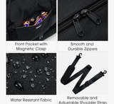 WANDF Cabin Bag Airlines 18x14x8 Personal Item Bag USB Port and Shoe Compartment - Image 6