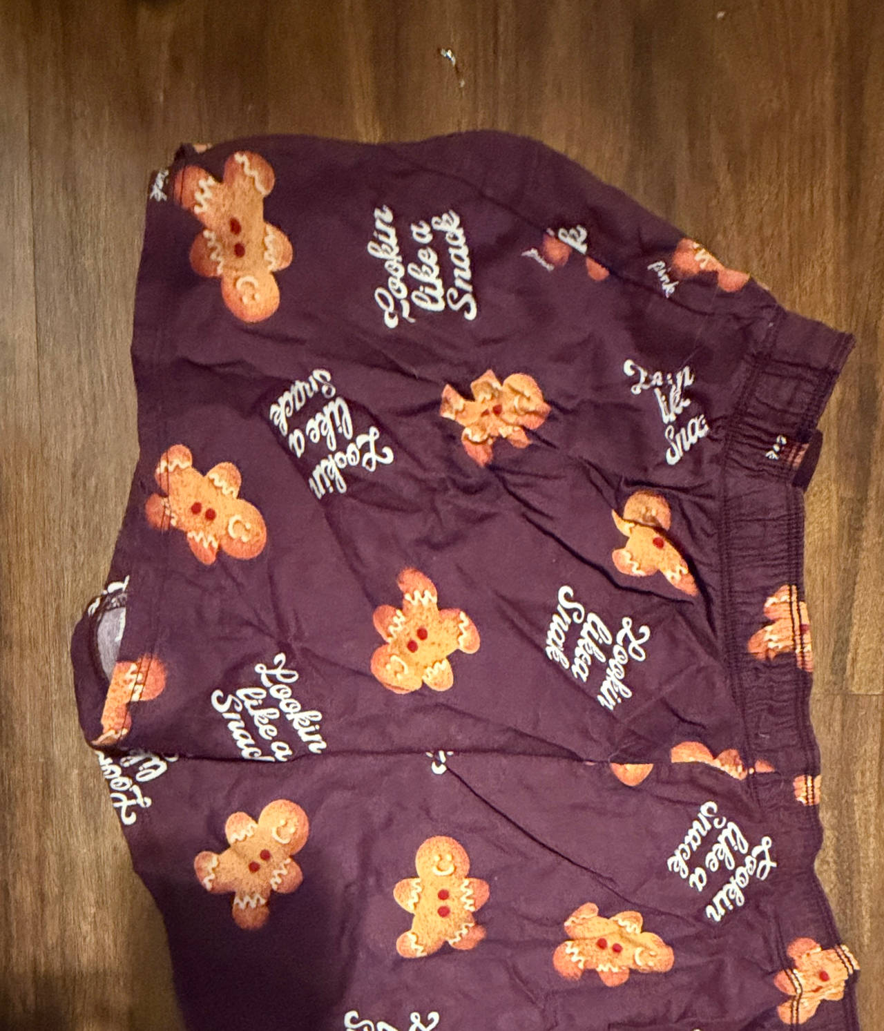 Victoria's Secret PINK Gingerbread Lookin Like A Snack Sleep Shorts